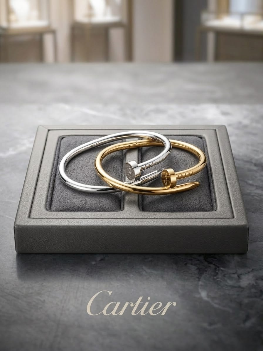 Stainless steel Cartier bracelet